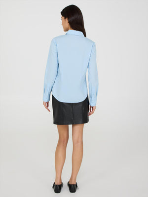 Blouse boutonnée sur le devant Provence Blue