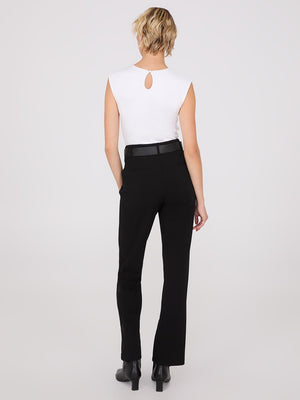 Belted Front Pintuck Pants Belted Front Pintuck Pants