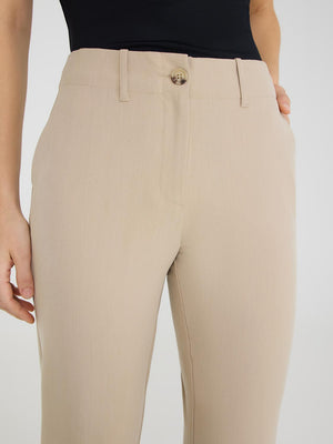 No Waistband Straight Leg Pants Fawn