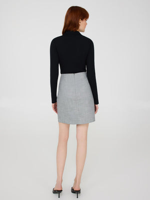 A-Line Mini Skirt Dk Grey