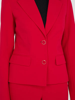 2-Button Blazer Mars Red