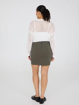 Mini Skirt With Seam Details Ivy