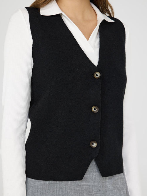 3-Button Sweater Vest