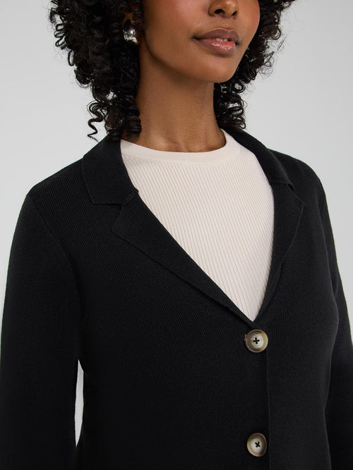 2-Button Sweater Blazer