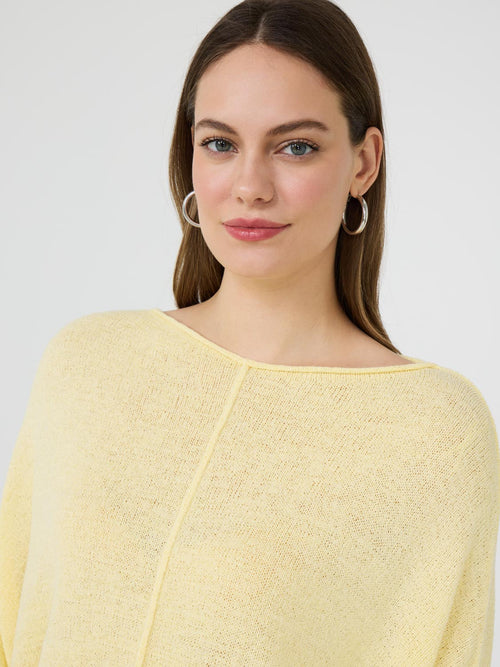 Boat Neck Dolman Sleeve Sweater