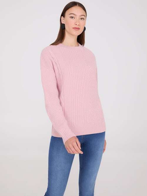 Multi Stitch Crew Neck Sweater