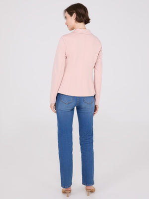 Short 1-Button Blazer Pink Dust