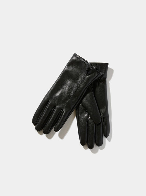 Faux Leather Gloves