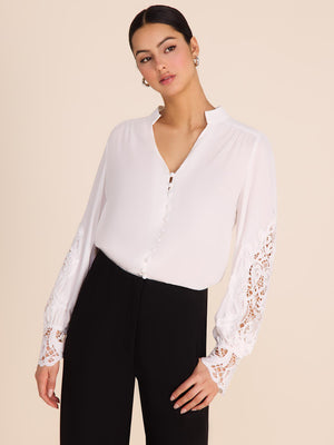 Button-Up Blouse Pearl