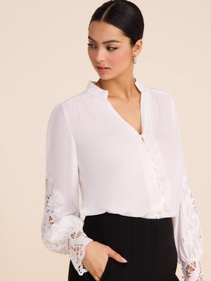 Button-Up Blouse Pearl